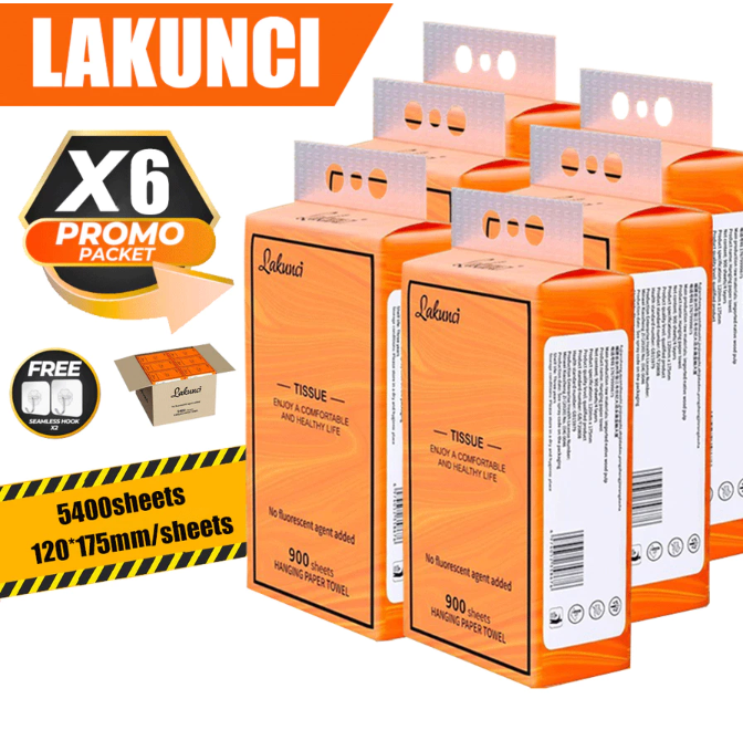 Khăn giấy đệm AlR 4 lớp 5400 tờ 175 * 120mm Khăn giấy tiện nghi cao cấp! Tisu Tuala Kertas