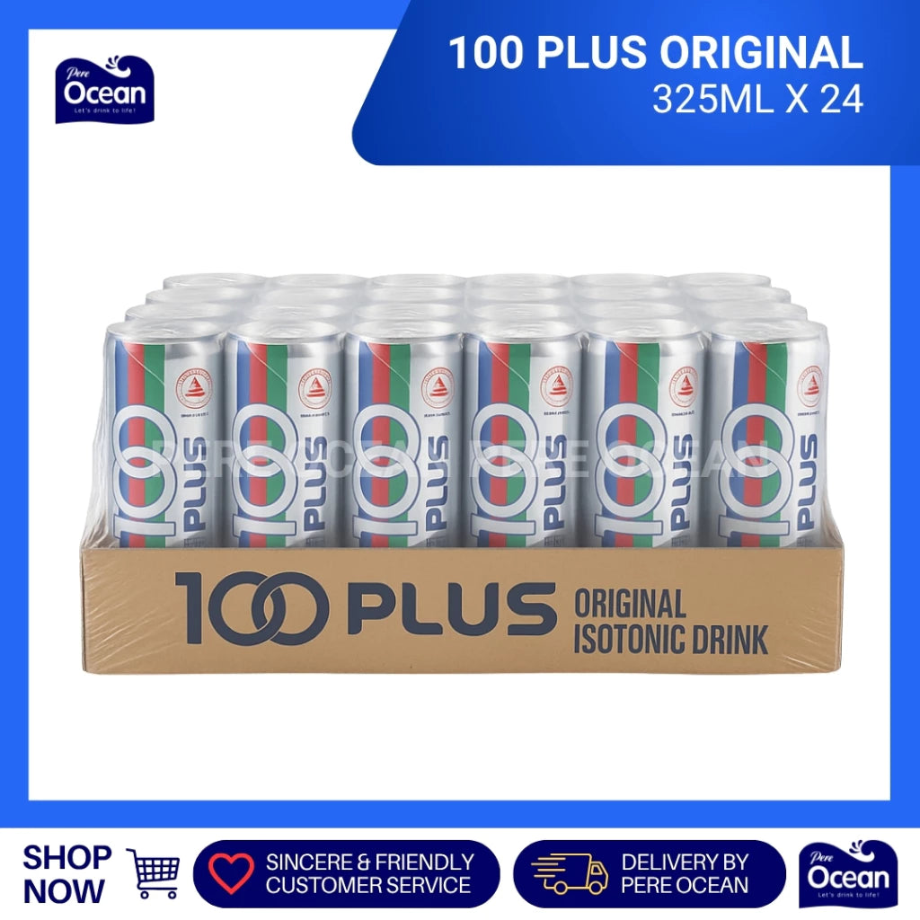 Nước uống đóng lon 100Plus Original 325ml x 24 lon [Giao hàng bởi Pere Ocean]